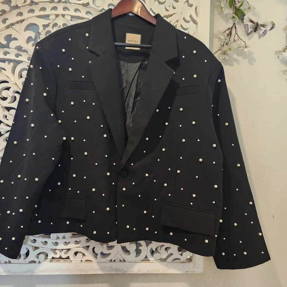 ORTTU Naoki Jacket Pearls ONE SIZE NWOT - Picture 12 of 16